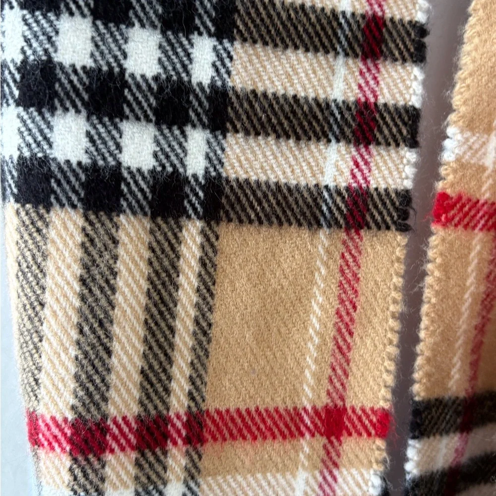 Patrizia Fastelli 72” Scarf‎ Plaid Made in Italy  Winter Career Casual